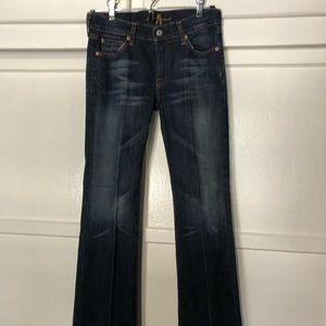 Seven for All Mankind darkest blue wash jeans